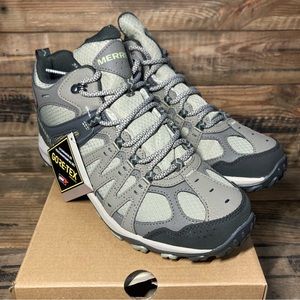 Merrell Women’s Accentor Sports 3 Mid Gore-Tex Hiking Boots Brindle Tan sz 9